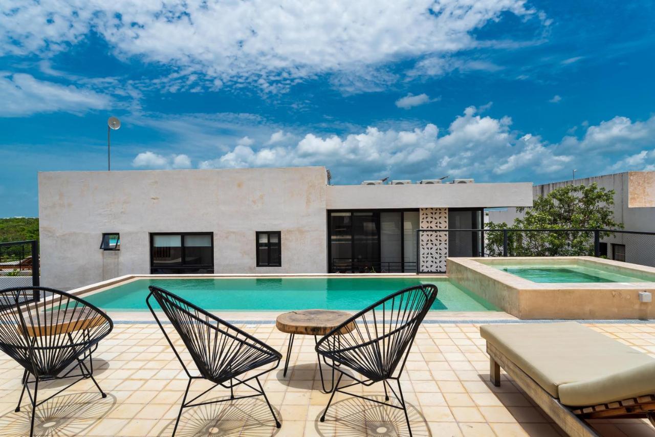 Luxury Apartament With Private Plunge Pool - Ground Floor ตูลุม ภายนอก รูปภาพ